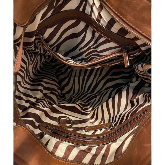 Kate Landry Purse Travel Tote Bag Leather - Picture 13 of 13